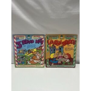 Lot2 Vtg. RARE Three Blind Mice/london Bridge Peter Pan Records 45 Extended Play